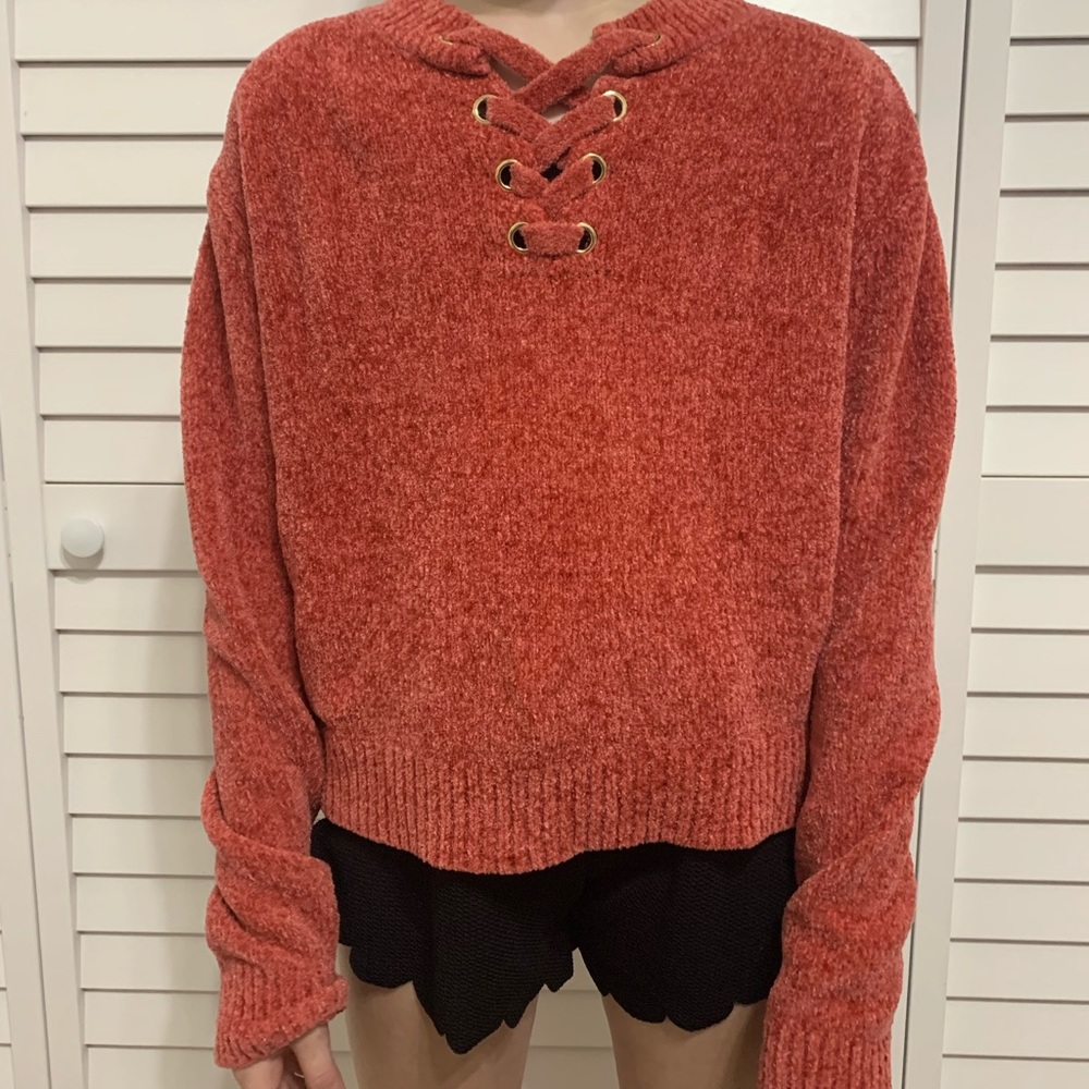 Red Forever 21 Girls Sweater